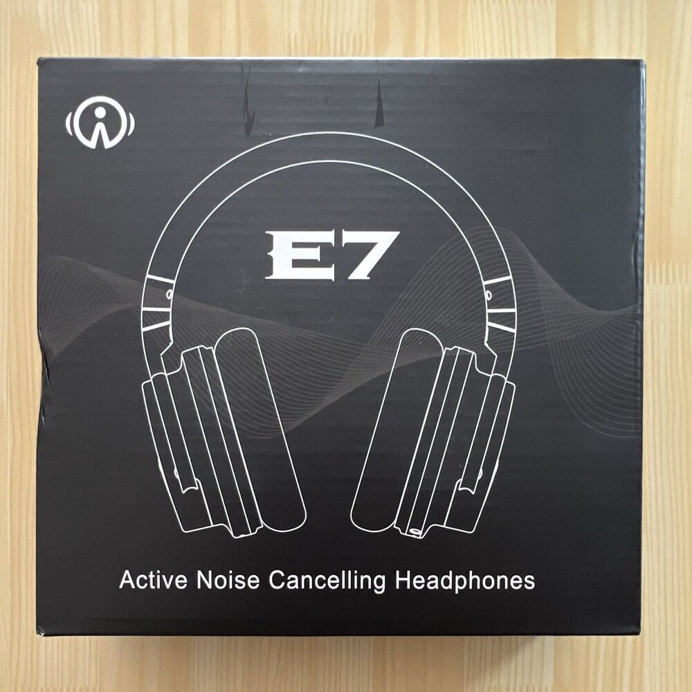 Cowin E7 ANC Bluetooth Over-Ear Headphones Black